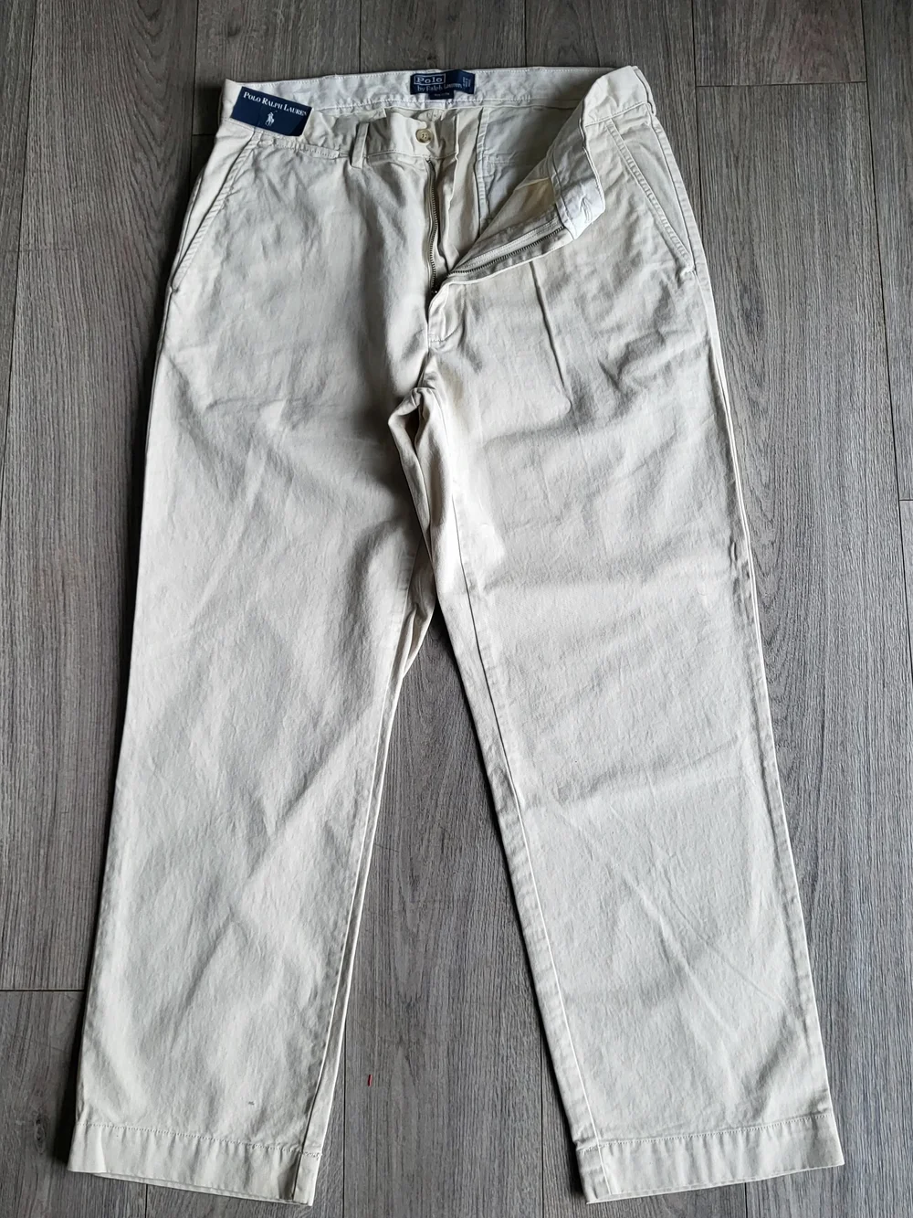 Polo Ralph Lauren Prospect Pant Men 35x30 Beige Khaki Chino Trouser DeadstockNWT